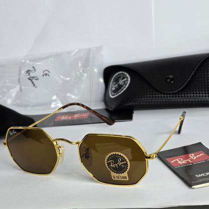 Lentes De Sol Octagonales 🎁Caja+Estuche+Paño 🎁